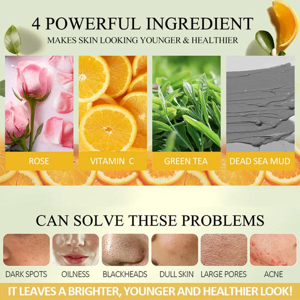 Set de măști de argilă strălucitoare